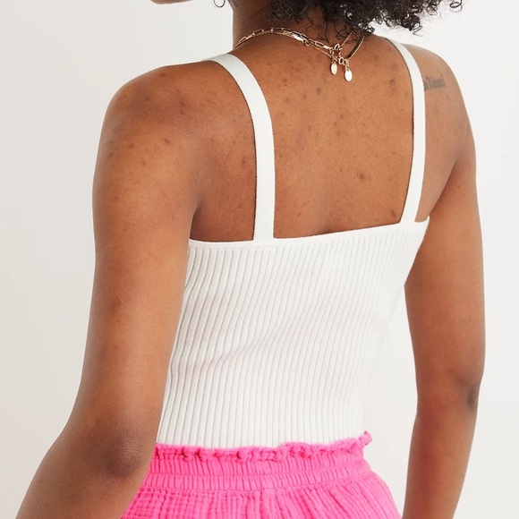 NWOT Aerie Button Front Sweater Tank Top - Picture 3 of 6